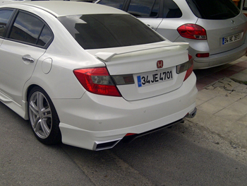 2012 honda civic yüksek spoyler