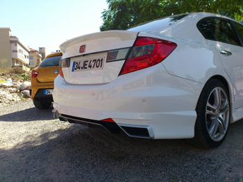 2012 honda civic özel tasarım arka tampon 