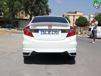 2012 honda civic arka tampon karlıgı